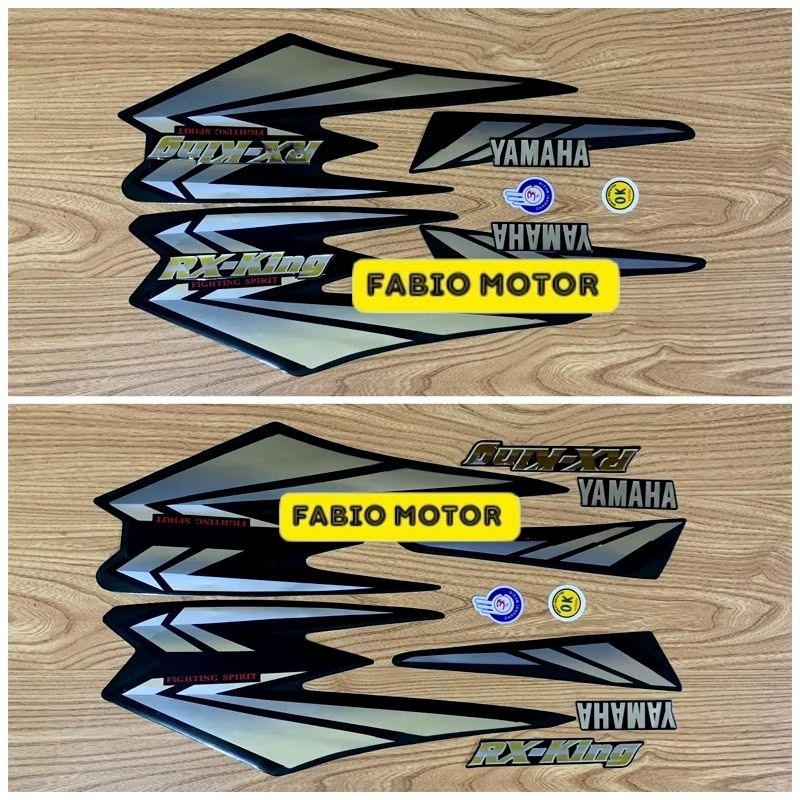 Striping rx king 2002 hijau botol