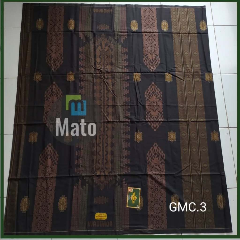 TERBARU Sarung Wadimor GMC  / Sarung Tenun Wadimor Motif Songket Dewasa