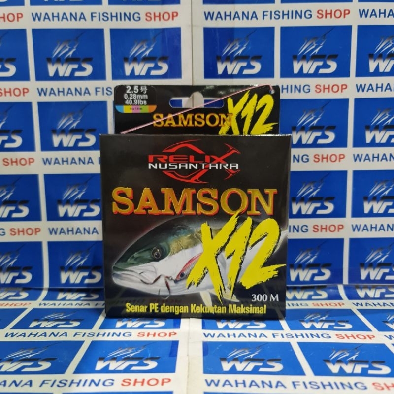 Senar PE Relix Nusantara Samson X12 0.28mm 300m