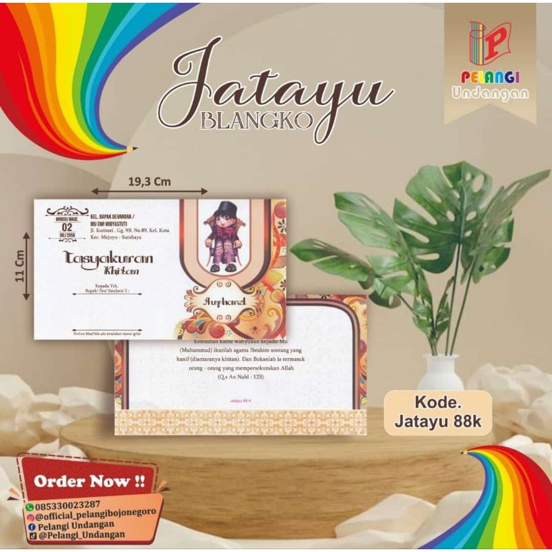JATAYU 88K | UNDANGAN MURAH