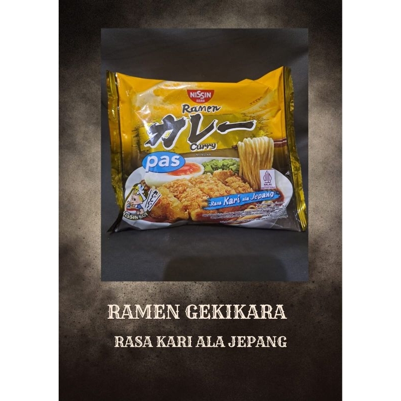 

Nissin Ramen Curry Mie Instan Korea Rasa Kari Ala Jepang