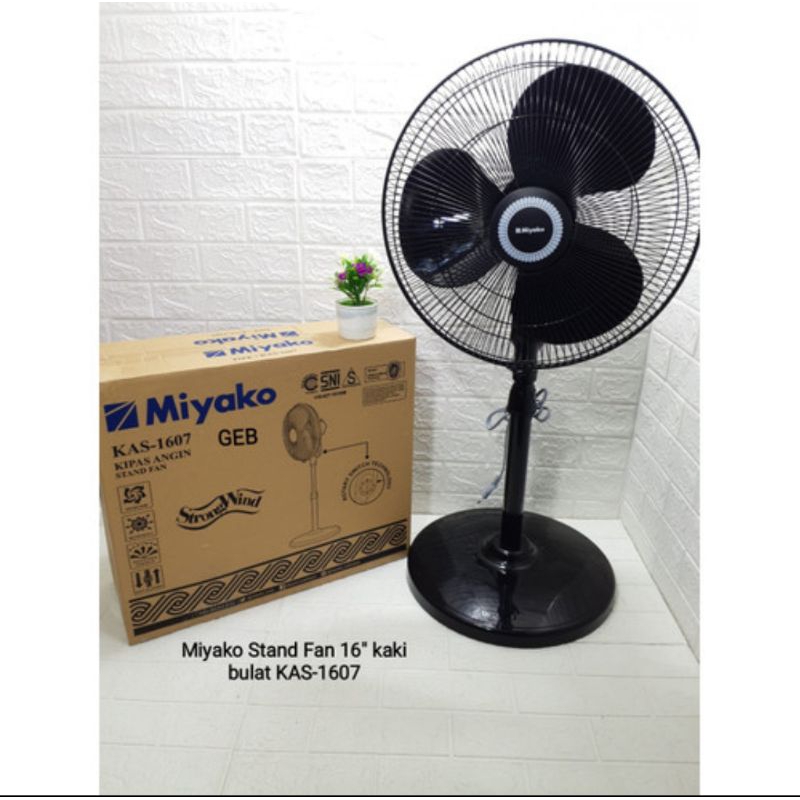 Kipas Angin Berdiri 1607 16 Inchi Miyako/Kipas Angin Miyako 1607/Kipas Angin 16 inchi Miyako kaki bu