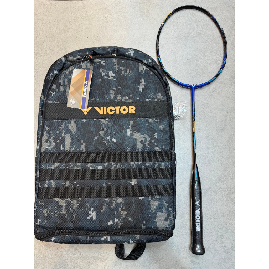 Raket Victor Auraspeed 60/Aura Speed 60 Raket Bulutangkis Free Tas Ransel Original