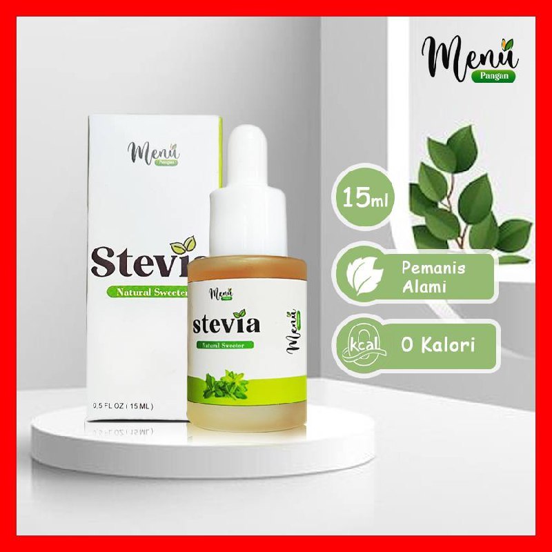 

Pemanis STEVIA Alami Gula Diabetes - Gula Cair Tetes 0 Kalori - Stevia Pemanis 15ml