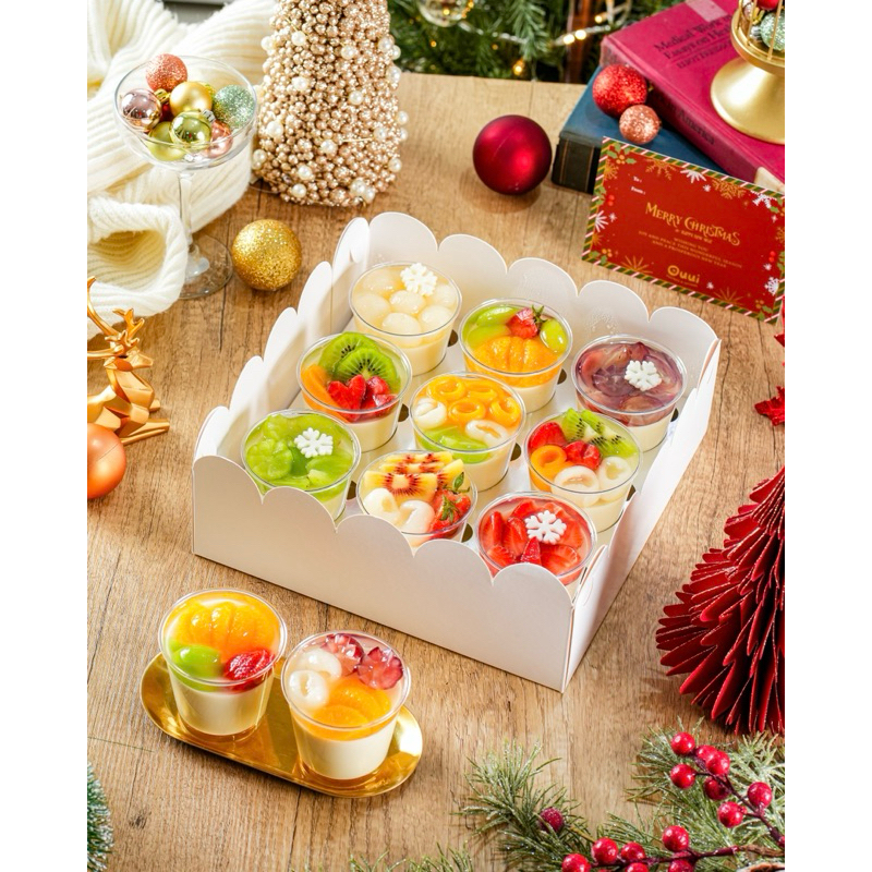 

BRIGHT Hampers Puding Buah Cup Christmas Hampers Natal