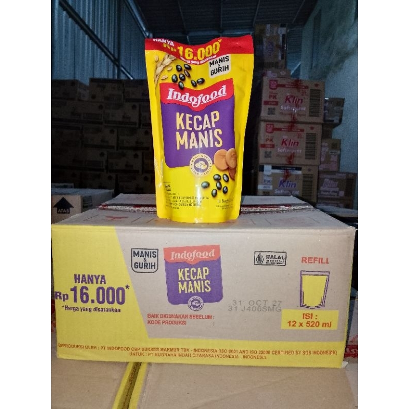 

INDOFOOD KECAP MANIS 520ML refil