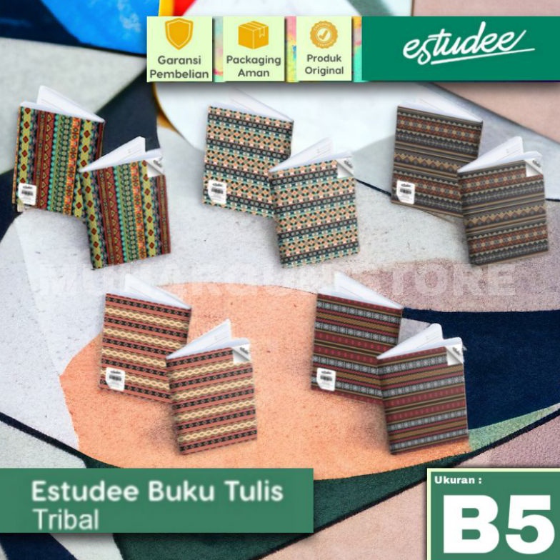 

KODE MJTRI Buku Tulis Boxy B5 Estudee Tribal 48 Lembar Isi 1 New Cover Special Edition