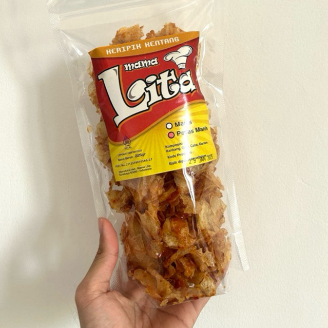 

PAKET BUNDLING MANIS Keripik Kentang MAMA LITA