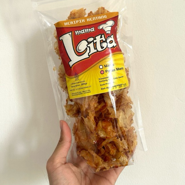 

PEDAS MANIS Keripik Kentang MAMA LITA