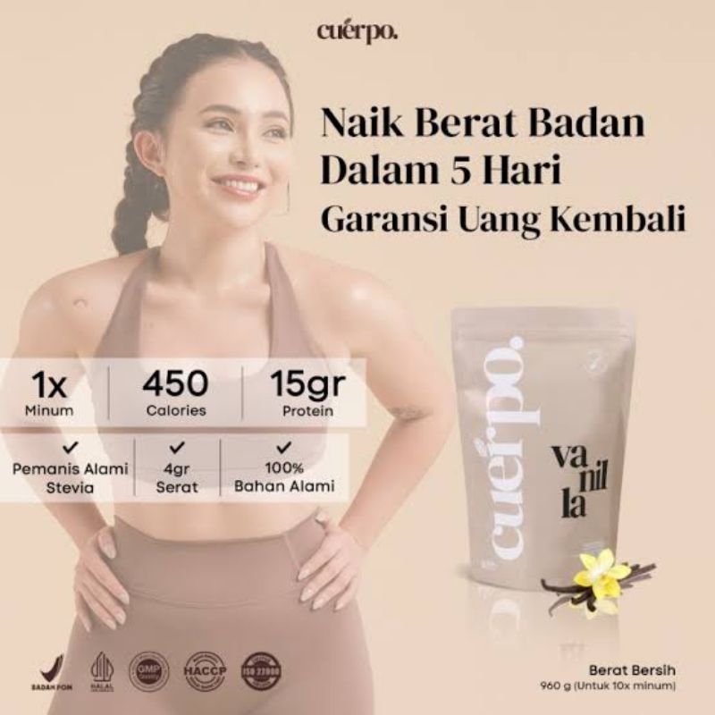 

TERLARIS Cuerpo susu Penggemuk Serta penambah berat Badan Asli Original Vanilla