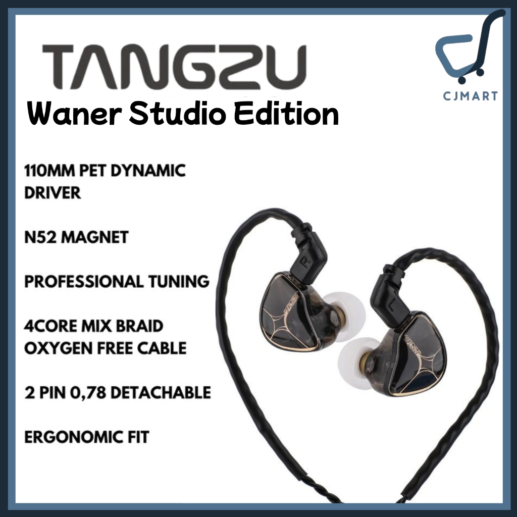 Tangzu Wan Er / WanEr Studio Edition 10mm Dynamic Driver In Ear Monitor Earphone