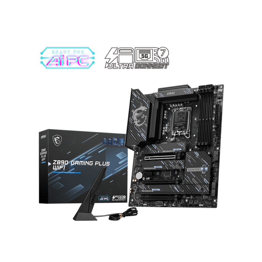 Motherboard MSI Z890 GAMING PLUS WIFI (LGA1851, Z890, DDR5, USB3.2, SATA3)