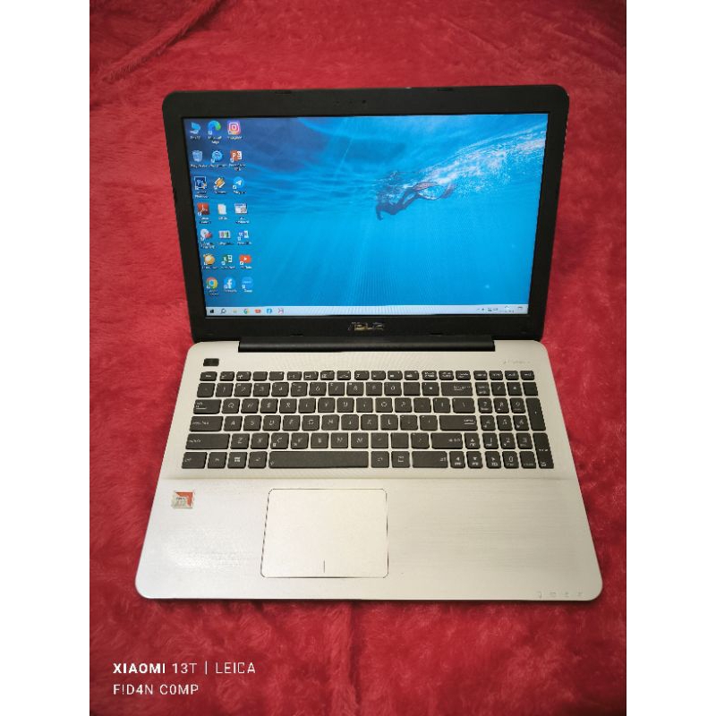 DIJUAL LAPTOP GAMING ASUS X555QA SLIM,SUPER KENCANG,AMD A12-9720P, RAM 8 GB DDR4,HDD 1 TB, VGA AMD R