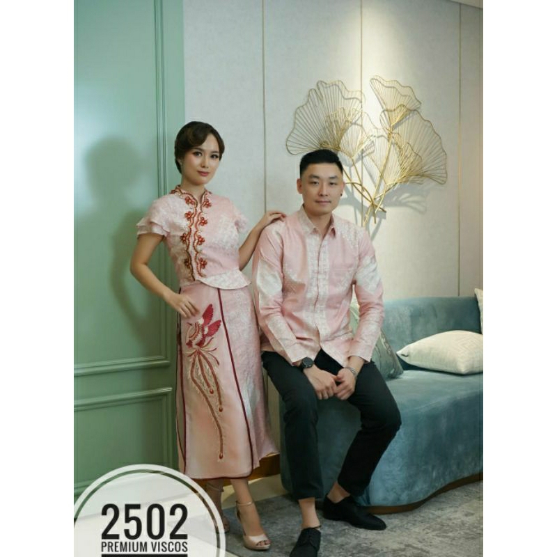 Batik Viscose Couple Pink