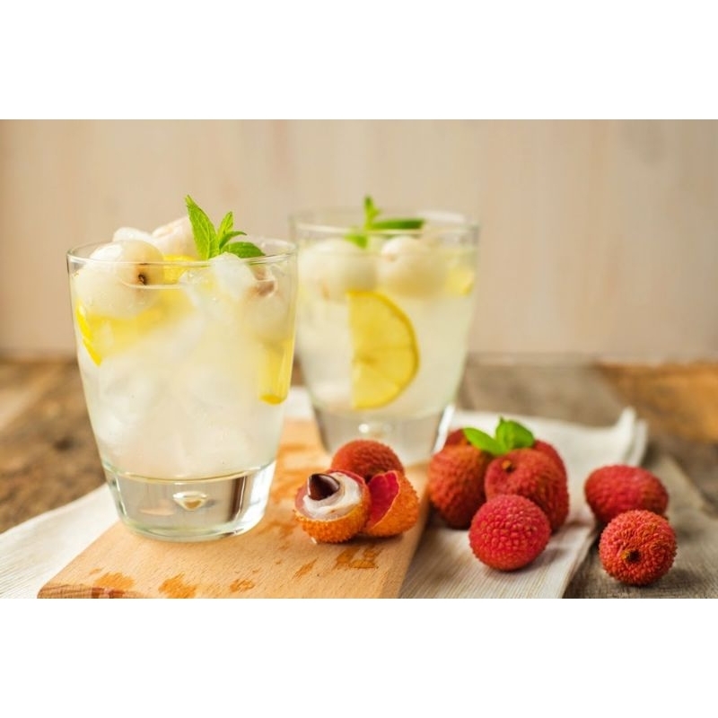 

SPARKLING LYCHEE TEA