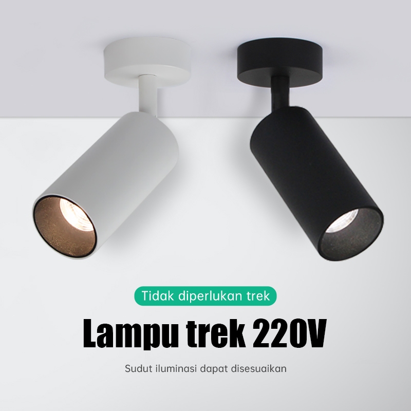 Perumahan lampu sorot/langit-langit lampu sorot/tanpa rel panduan 220V 3000K 4000K 6000K