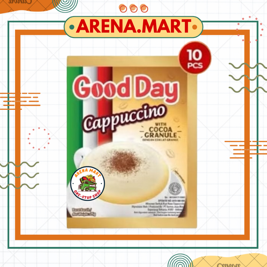 

Kopi GoodDay Good Day Cappuccino Capucino 1 Renceng Coffee