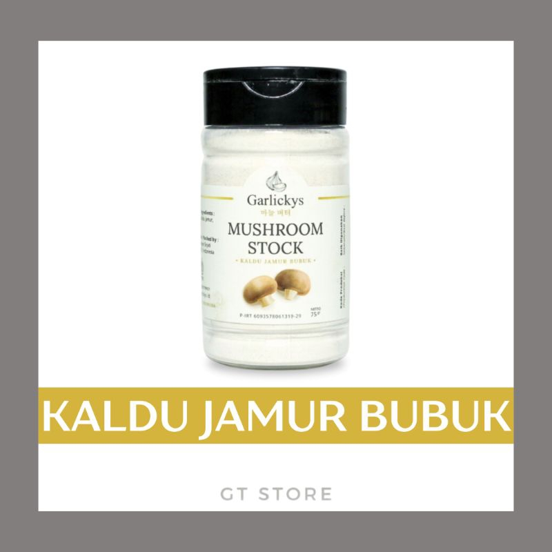 

Kaldu Jamur Bubuk Murni Tanpa MSG Mushroom Stock Garlickys