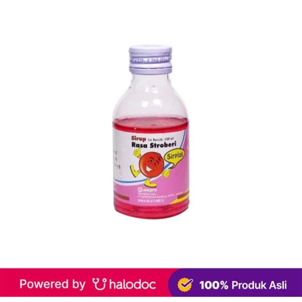 

Sirplus Strawberry 100ml / Promo Syrup Pemanis Obat Puyer