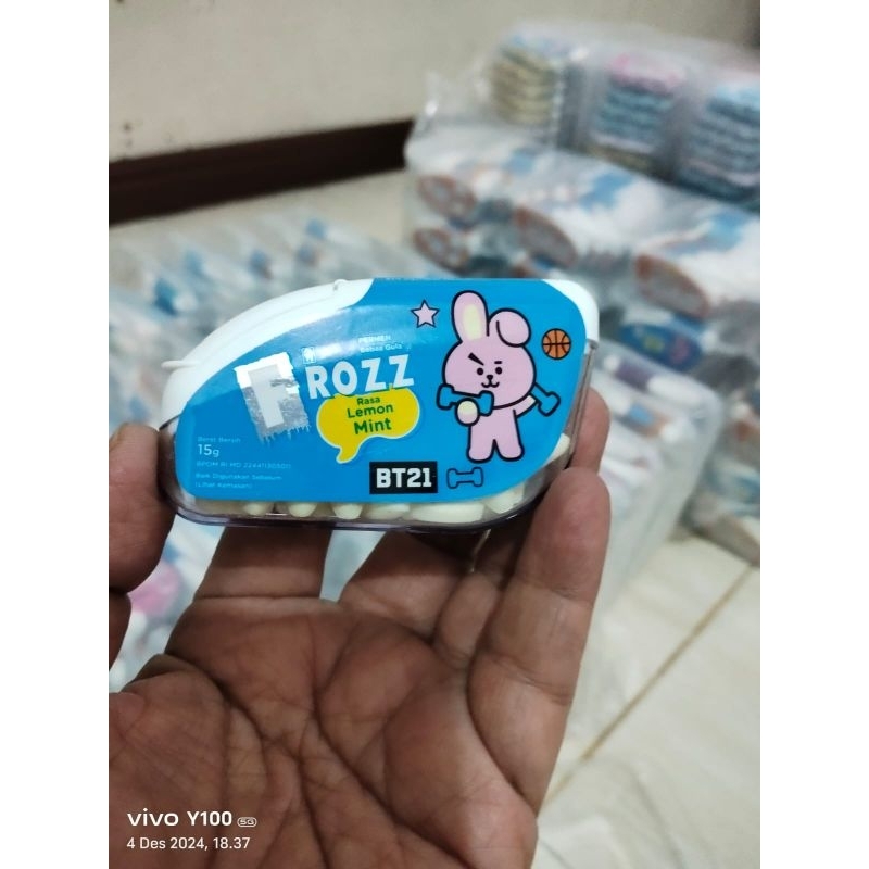 

PERMEN FROZZ x BT21 LIMITED EDITION. PERMEN BEBAS GULA. EXP OKTOBER 2025