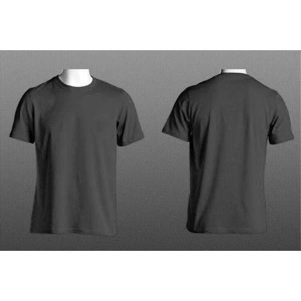 Kaos Polos Abu Tua Corton Combed 24s T-Shirt Atasan Kaos Pria