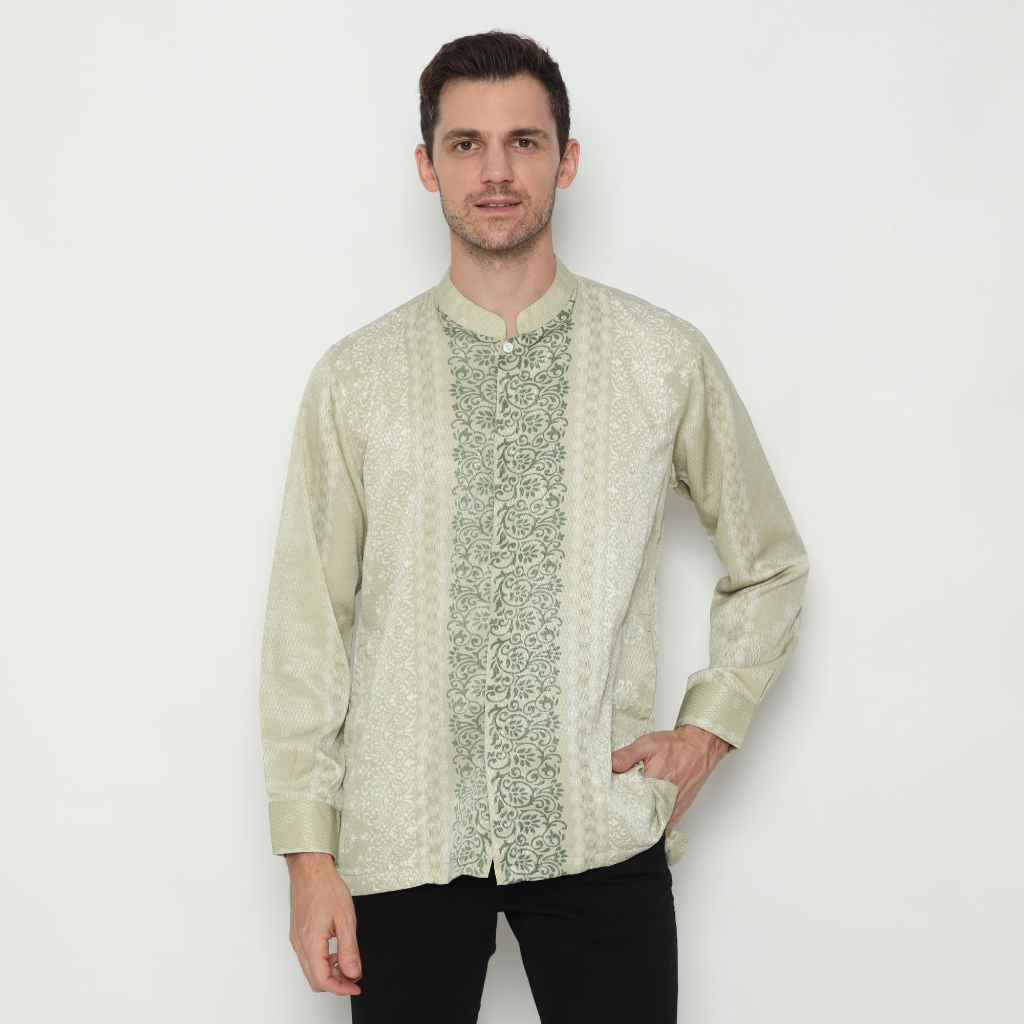 Platini Kemeja Koko Pria Lengan Panjang Katun 961305