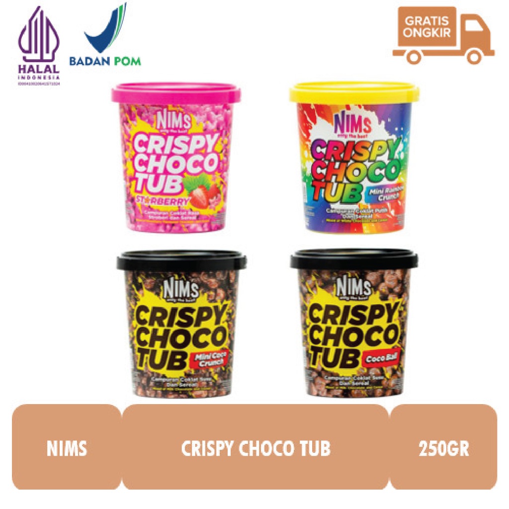 

NIMS Crispy Choco Tub 250GR