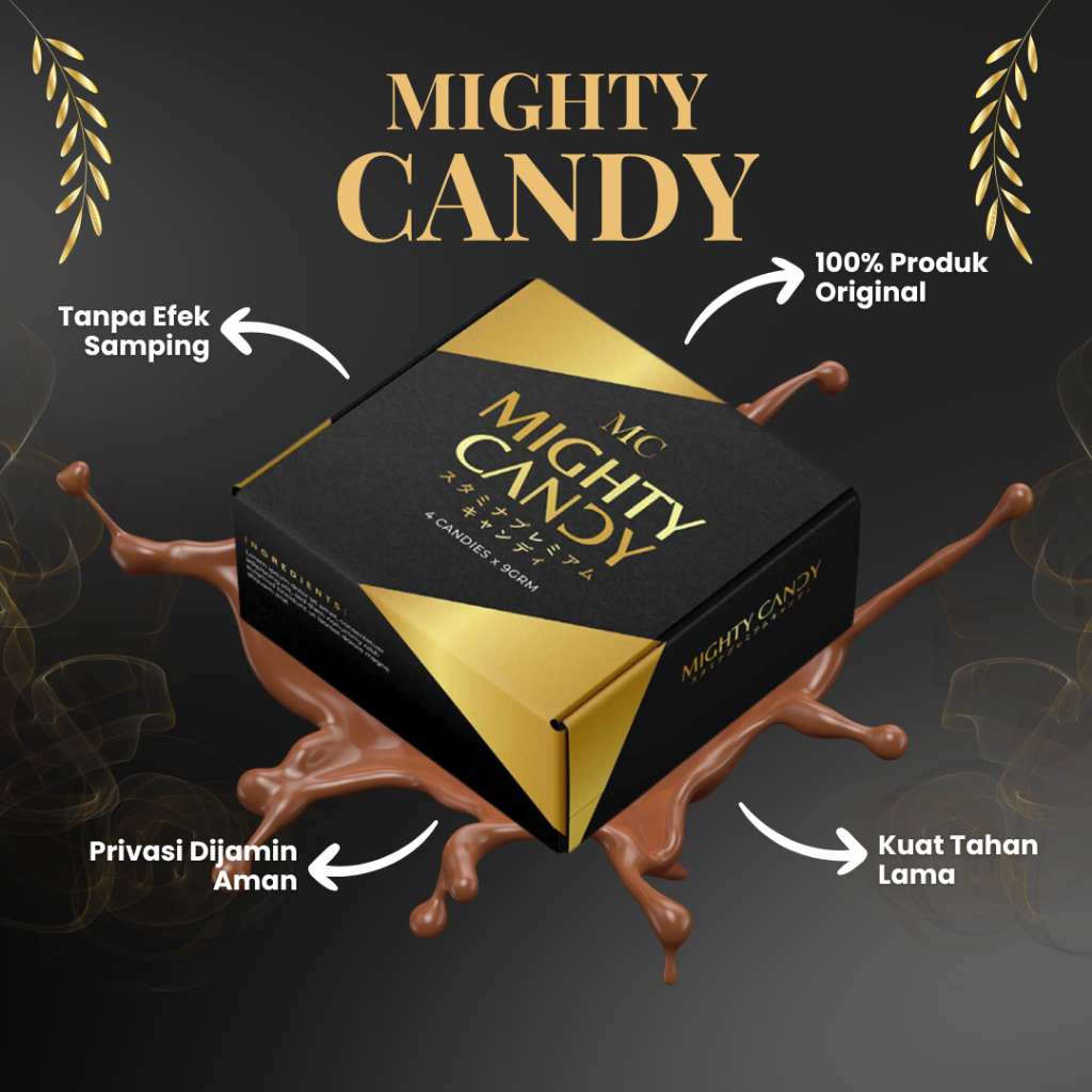 

Mighty Candy Permen Coklat Original 100% Asli Dewasa Privasi Aman 1 Box isi 4 Stamina Eceran Bundle