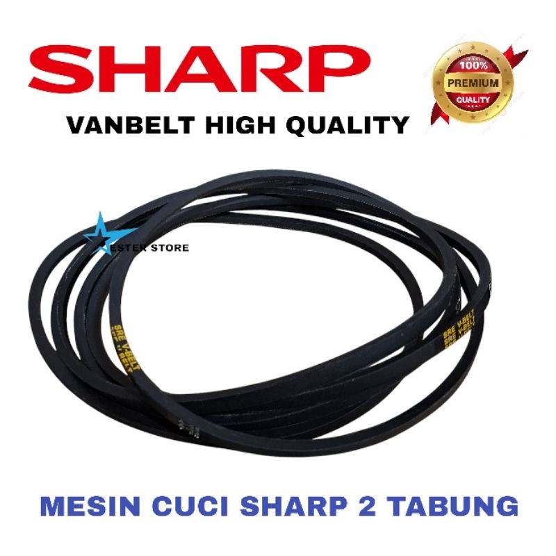 [1pcs] Vanbelt v belt mesin cuci Sharp ES-T79SJ A-33 2 tabung high quality  part