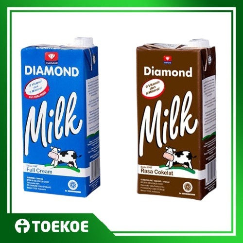 

TOEKOE Susu Diamond UHT Full Cream Coklat 1 Liter