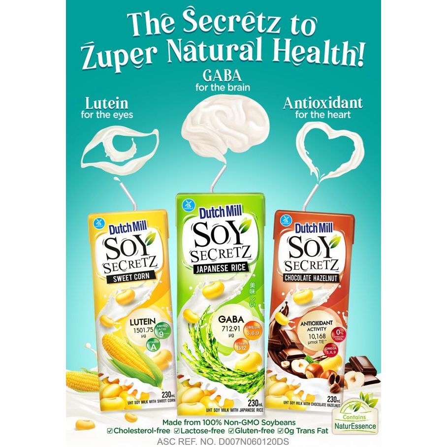 

[oddsolshop] pekanbaru/Dutch Mill Soy Secretz 180ML Minuman Susu Kacang Soya Varian Rasa