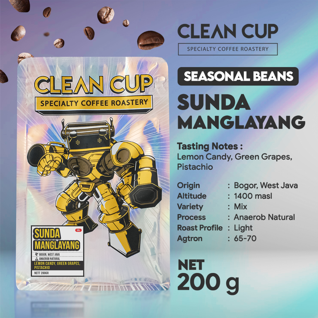 

Kopi Clean Cup Sunda Manglayang Whole Bean