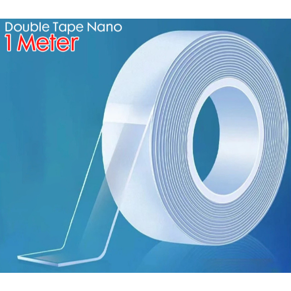 

Nano Double Tape / Double Tape / Selotip Isolasi Bening Multifungsi