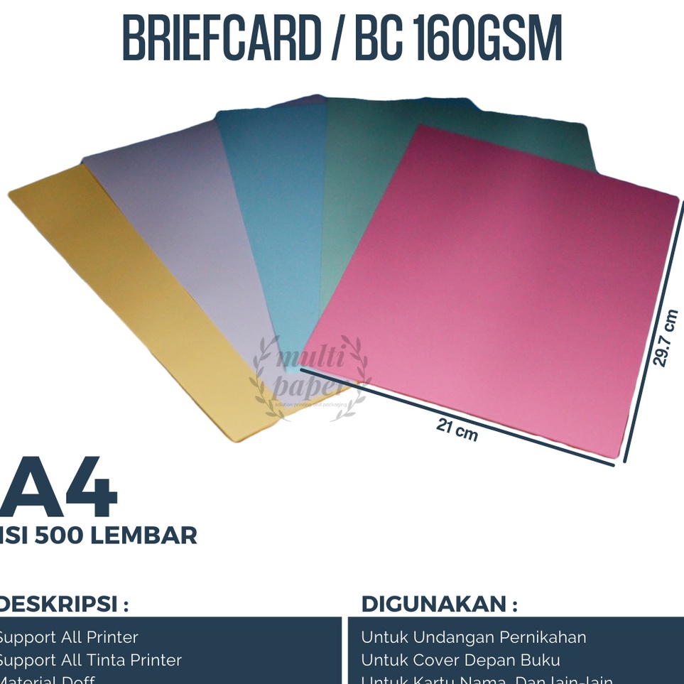 

KODE VJGR Kertas BC 16 gsm A4 isi 5 lembar Kertas BC A4