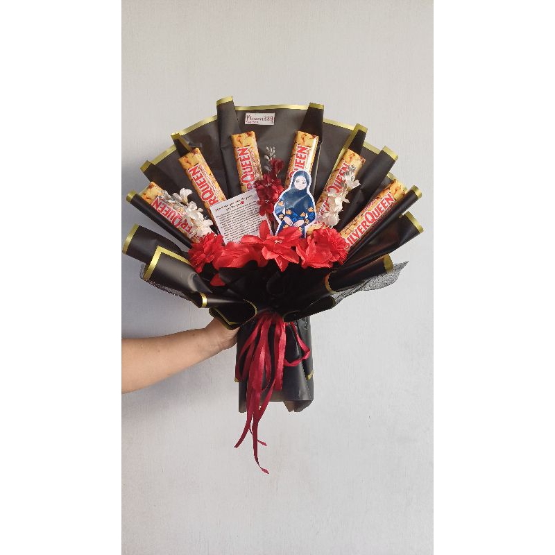 

Buket Coklat Silverqueen isi 6