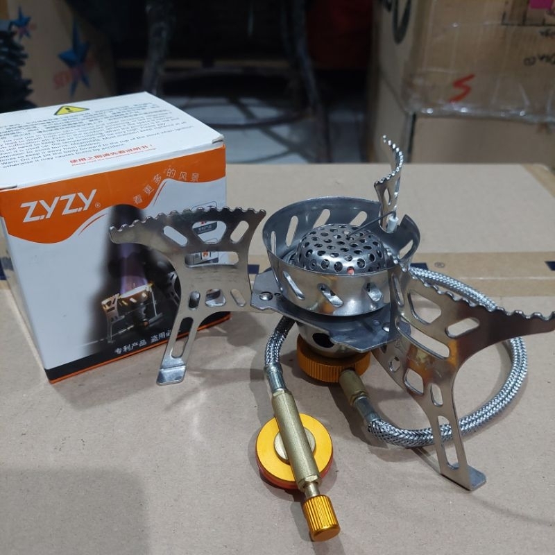 KOMPOR CAMPING KOMPOR PORTABEL ZYZY / KOMPOR WINDPROOF / KOMPOR MAWAR KOVAR / KOMPOR KOTAK PORTABEL 