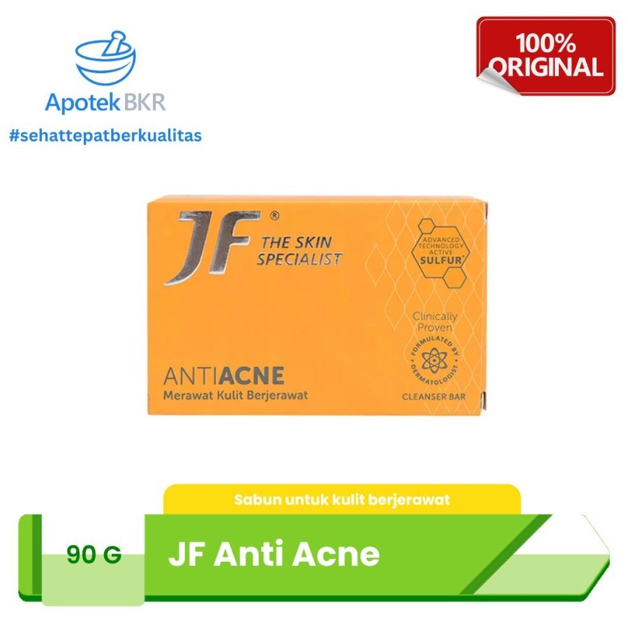 JF Anti Acne 90 Gram - Sabun Untuk Kulit Berjerawat