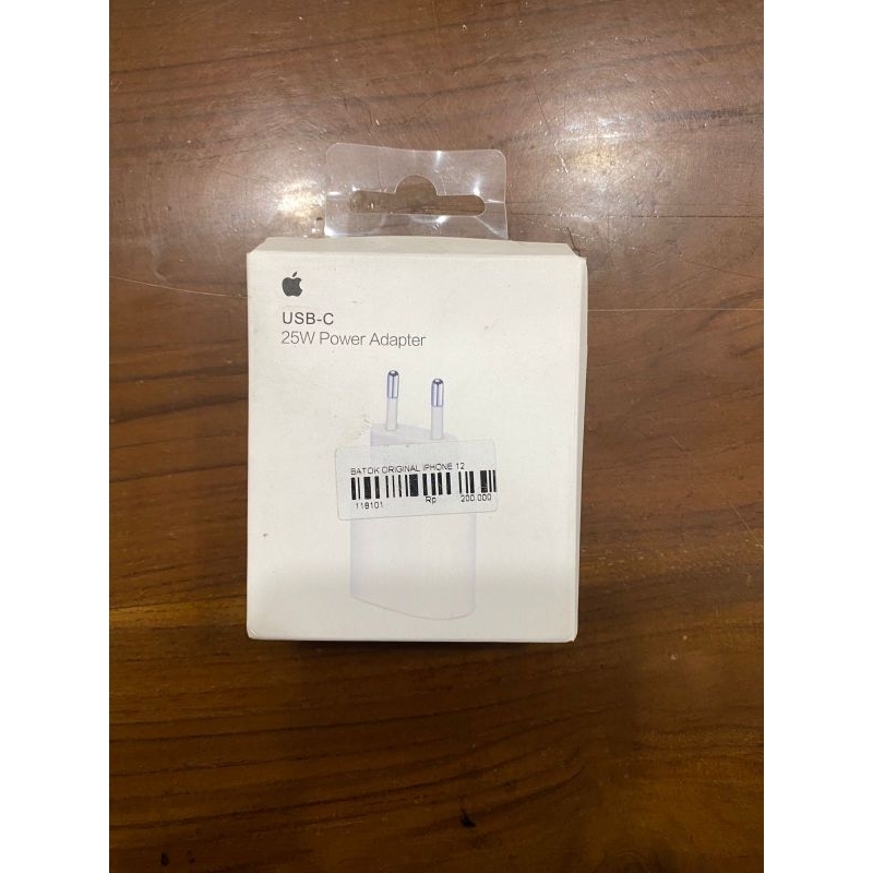 KEPALA CHARGER IPHONE 25 WATT