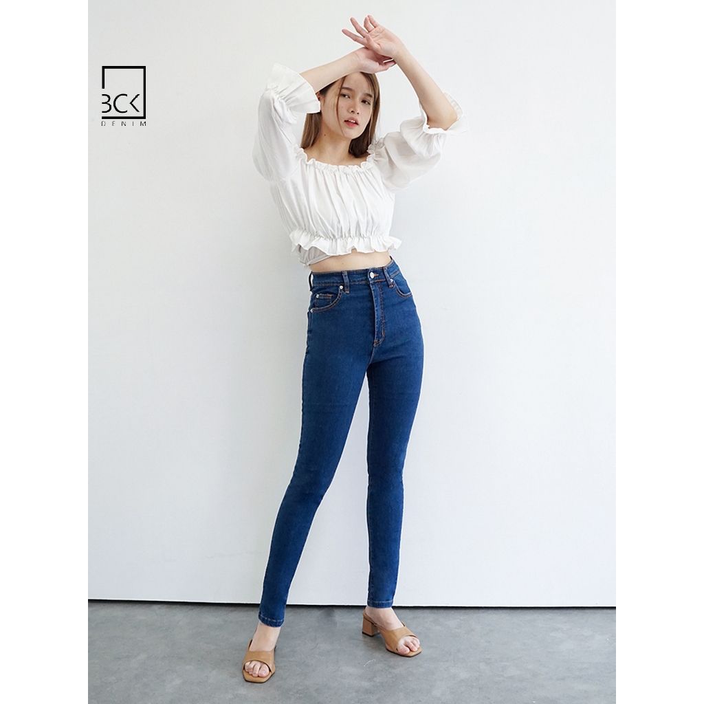 BCK - Celana Jeans Highwaist Wanita Nancy