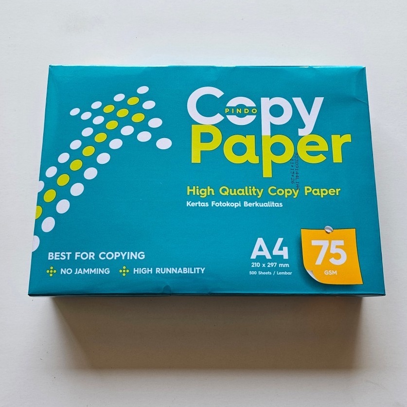 

KODE LYSH9 Kertas HVS A4 75 gram 5 lbr