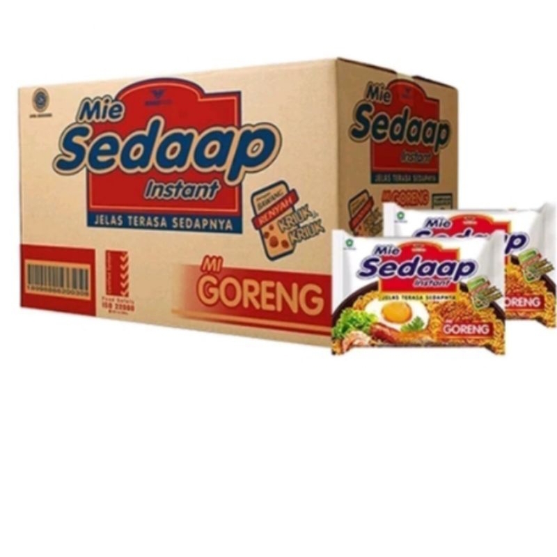 

mie sedap goreng 1 karton 90 gr x 40