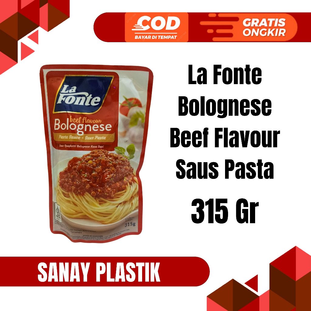 

LA FONTE SAUS PASTA BOLOGNESE 315 GRAM
