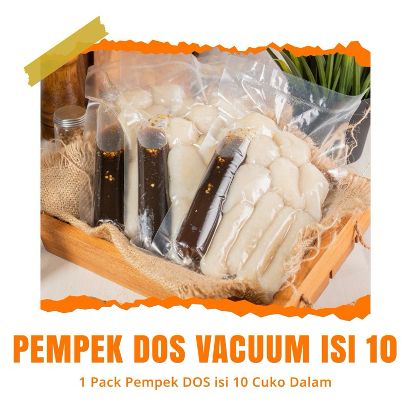 

Pempek DOS Palembang isi 10 pcs mix