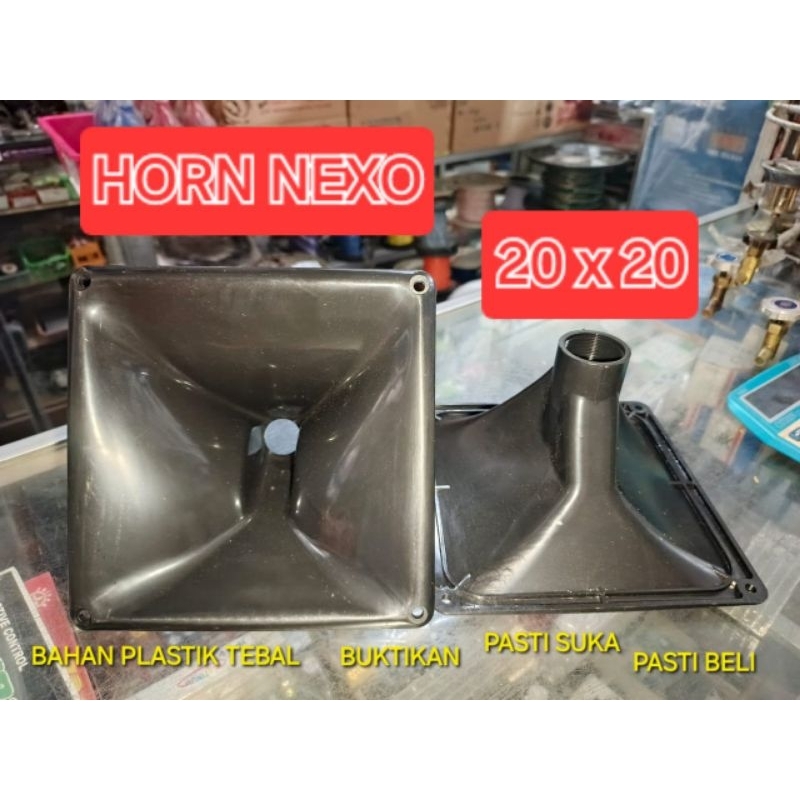 horn nexo tweeter/corong plastik drat/20x20 tebal impor