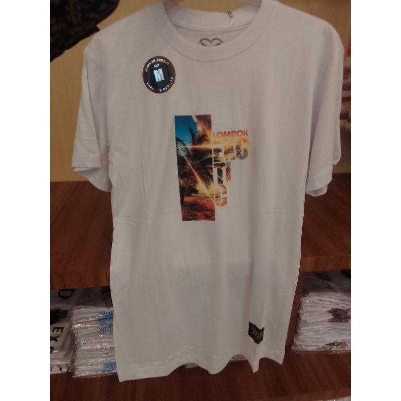 Kaos Lombok Exotic - Putih DTF