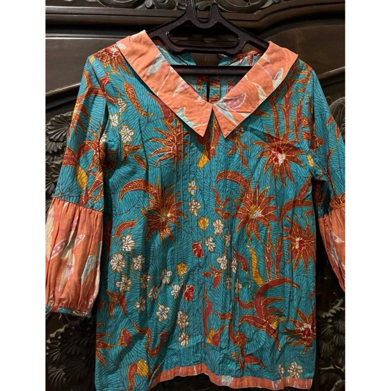 Blus Batik Wanita Lengan Panjang
