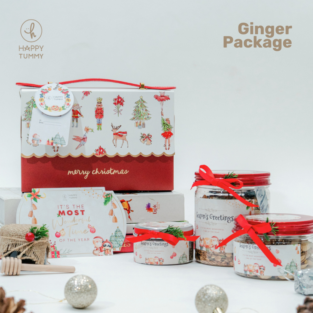 

Happy Tummy Ginger Package Christmas Hampers / Parcel Natal / Bundling Sehat