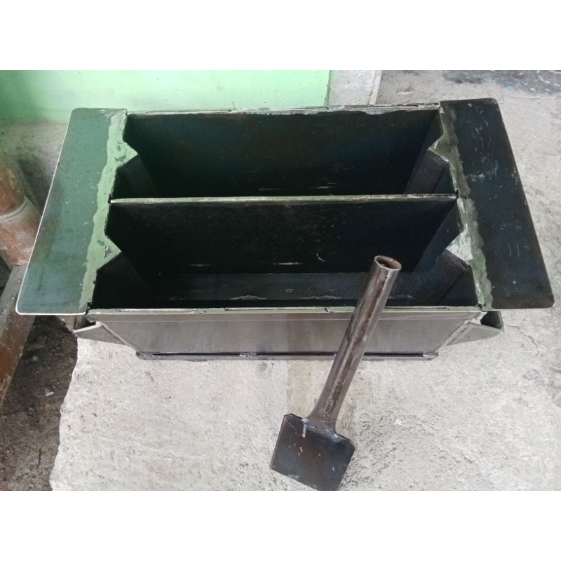 cetakan batako double model esel