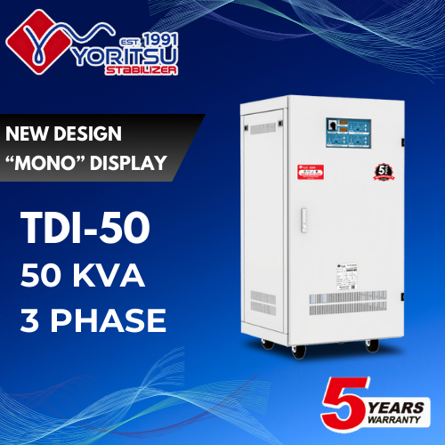 Stabilizer Listrik Stavolt Listrik Avr Yoritsu TDi 50 kVA
