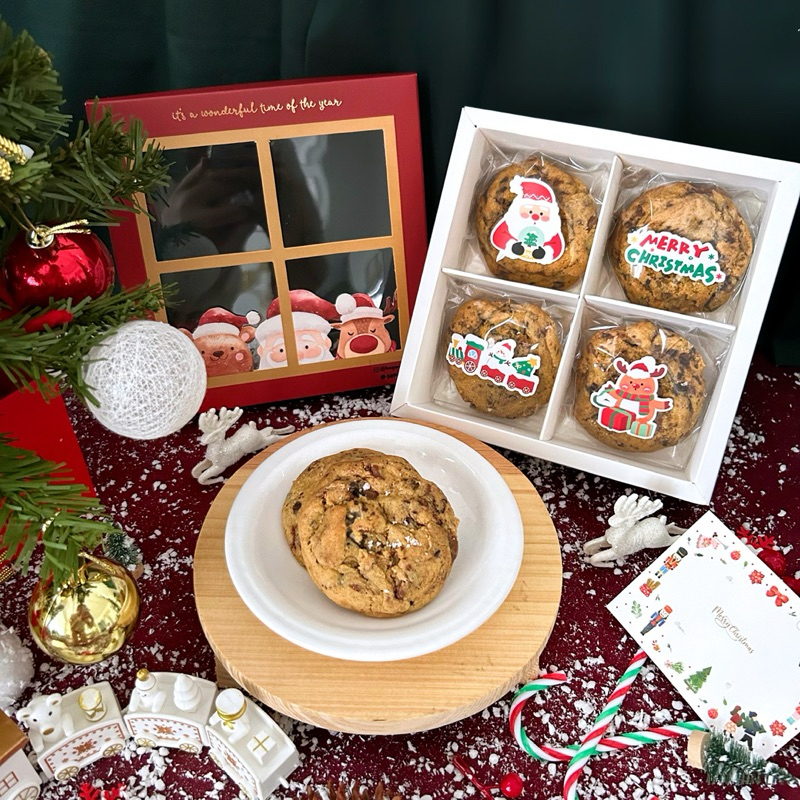 

Premium Wijsman Choco Chunks Cookies Christmas Hampers Natal